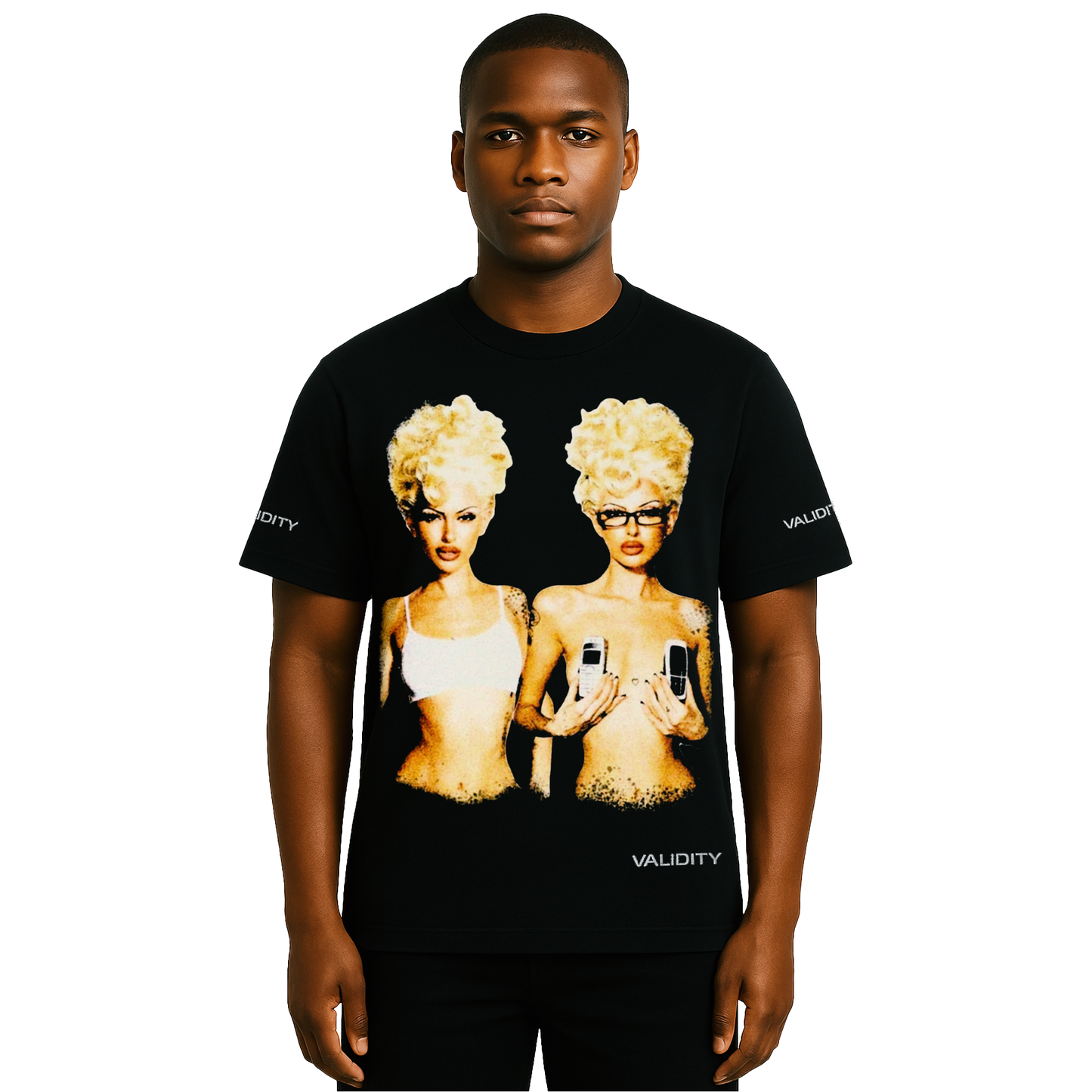 Validity Tee Y2K Cell Twins" 210GSM Unisex Premium T-shirt