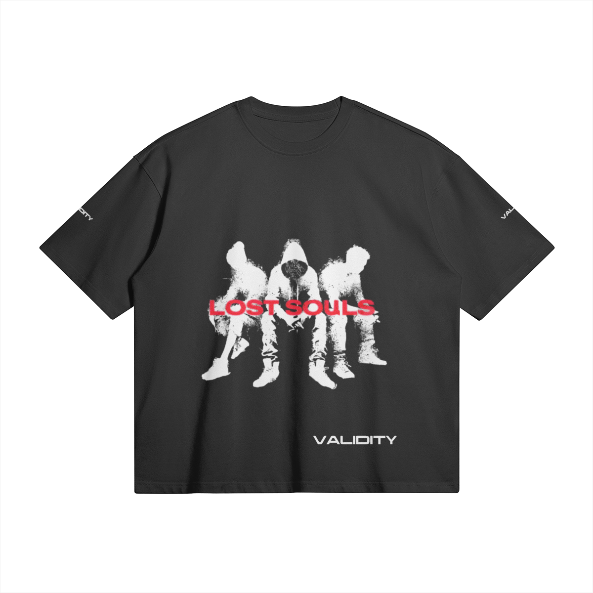 Validity Tee Forsaken Shadows" 280GSM Unisex Dropped Shoulder T-shirt