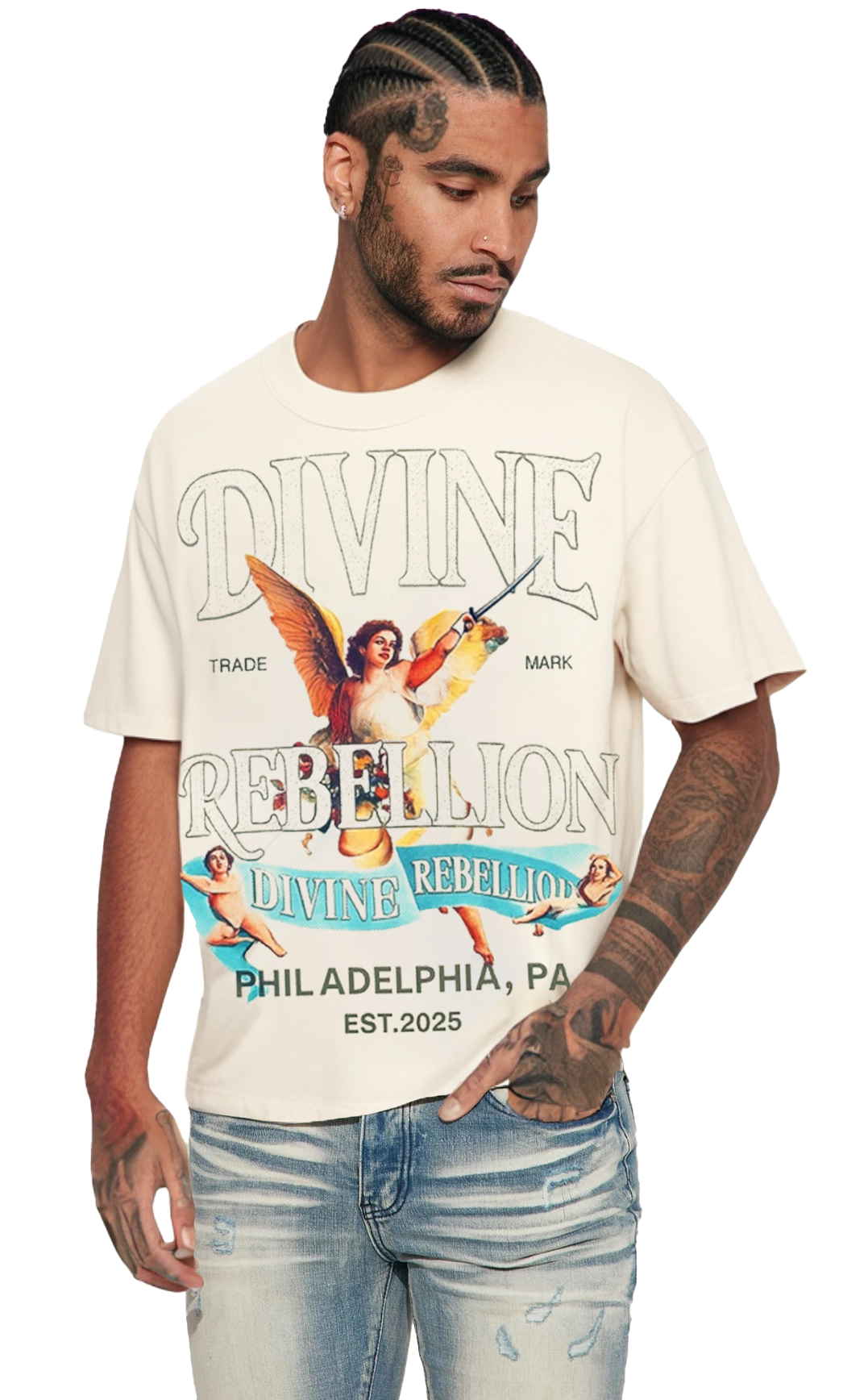 Validity Wings of Defiance 240GSM Unisex Oversized T-shirt