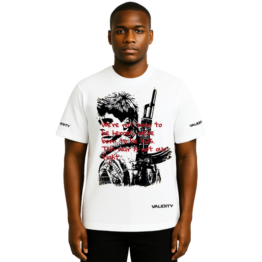 Validity Tee Born To Be Wild" 210GSM Unisex Premium T-shirt