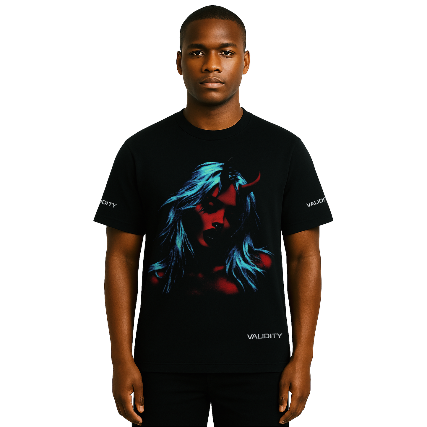 Validity Tee Crimson Devil" 210GSM Unisex Premium T-shirt