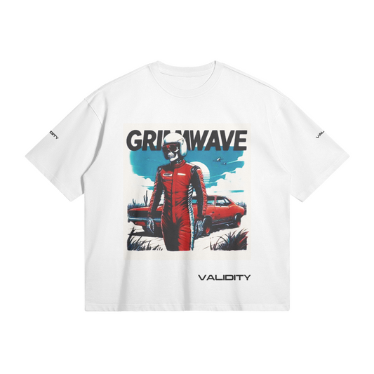 Validity Tee Grimwave Synthwave Racer 280GSM Unisex Boxy T-shirt