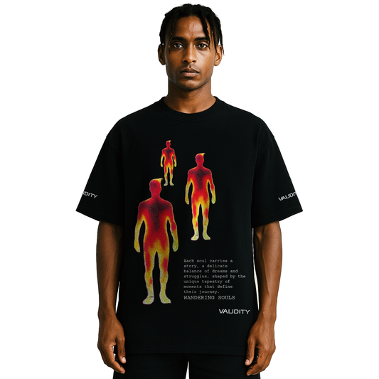 Validity Tee Wandering Souls" 280GSM Unisex Dropped Shoulder T-shirt
