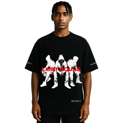 Validity Tee Forsaken Shadows" 280GSM Unisex Dropped Shoulder T-shirt