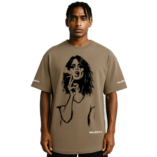 Validity Tee Smoke & Mirrors" 280GSM Unisex Dropped Shoulder T-shirt